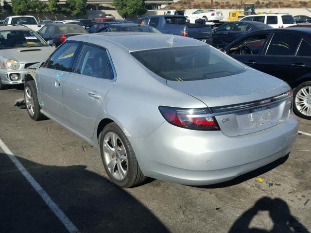 YS3GN4AR3B4002382 - 2011 SAAB 9-5 TURBO SILVER photo 3