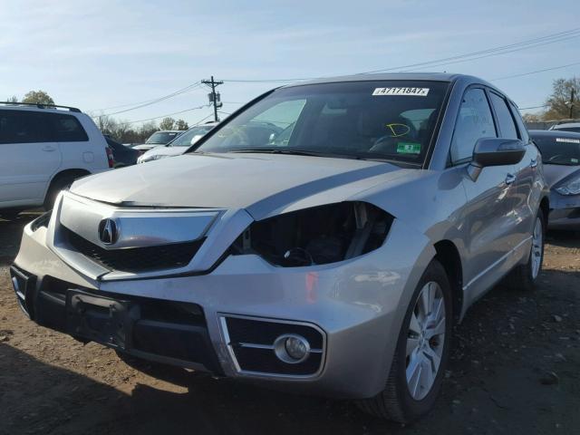 5J8TB1H29AA003544 - 2010 ACURA RDX SILVER photo 2