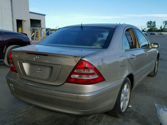 WDBRF61J23F298762 - 2003 MERCEDES-BENZ C 240 GOLD photo 4