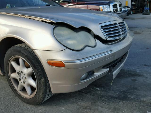 WDBRF61J23F298762 - 2003 MERCEDES-BENZ C 240 GOLD photo 9