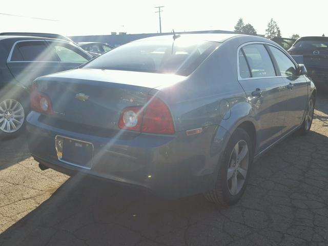 1G1ZJ57B594130640 - 2009 CHEVROLET MALIBU 2LT BLUE photo 4