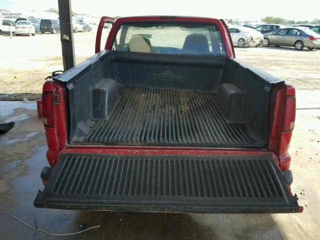 1GCCS14W718100904 - 2001 CHEVROLET S TRUCK S1 RED photo 6