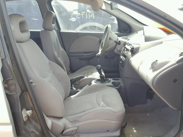 1G8AF52F33Z144976 - 2003 SATURN ION LEVEL GRAY photo 5