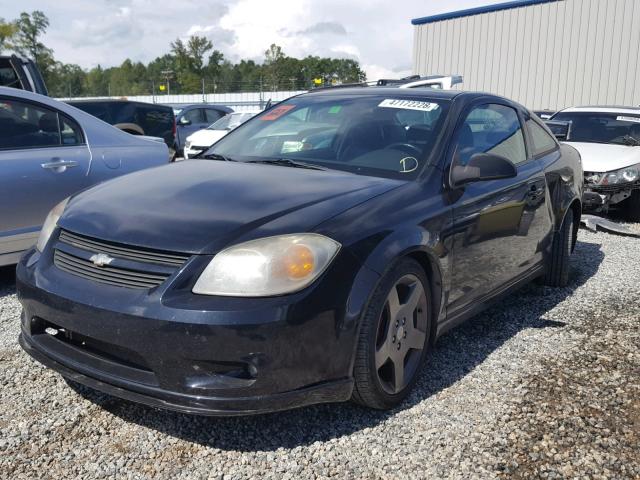 1G1AP12P557628708 - 2005 CHEVROLET COBALT SS BLACK photo 2