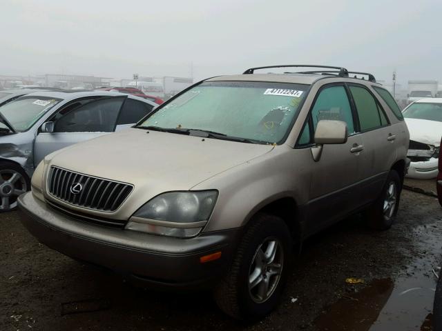 JT6HF10U5X0037508 - 1999 LEXUS RX BEIGE photo 2