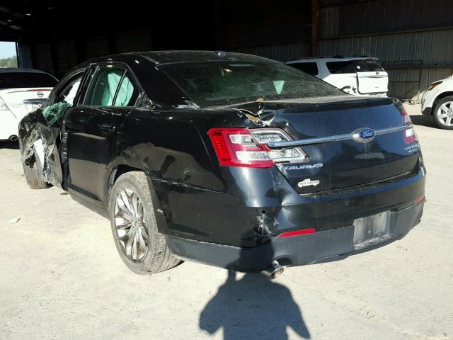 1FAHP2F82FG104521 - 2015 FORD TAURUS LIM BLACK photo 3