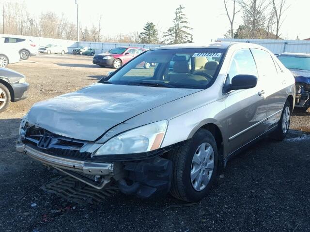 1HGCM56413A047529 - 2003 HONDA ACCORD LX TAN photo 2