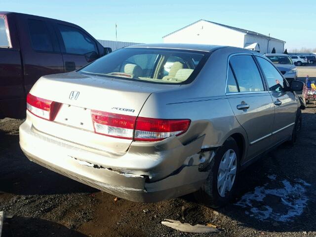 1HGCM56413A047529 - 2003 HONDA ACCORD LX TAN photo 4