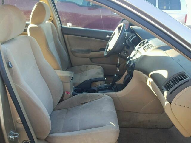 1HGCM56413A047529 - 2003 HONDA ACCORD LX TAN photo 5