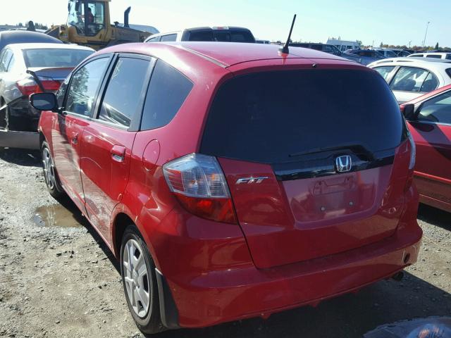 JHMGE8H35DC025329 - 2013 HONDA FIT RED photo 3