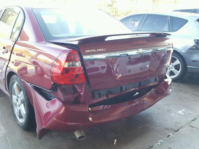 1G1ZU57N47F245751 - 2007 CHEVROLET MALIBU LTZ 勃艮第红 照片 9