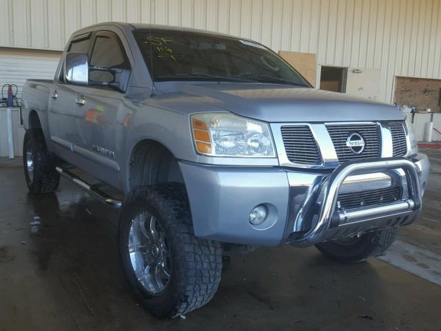 1N6BA07B27N205441 - 2007 NISSAN TITAN XE SILVER photo 1