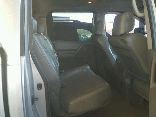 1N6BA07B27N205441 - 2007 NISSAN TITAN XE SILVER photo 6