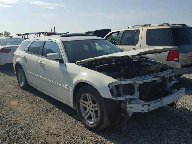 2D8GV58295H550711 - 2005 DODGE MAGNUM R/T WHITE photo 1