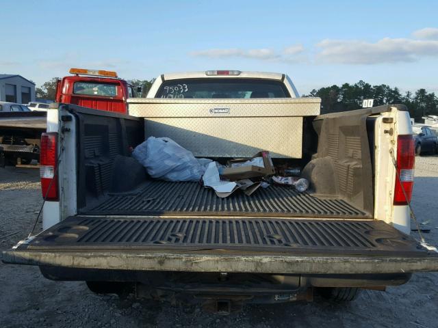 1FTRF12WX5NA19548 - 2005 FORD F150 WHITE photo 9