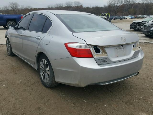 1HGCR2F32DA193947 - 2013 HONDA ACCORD LX SILVER photo 3