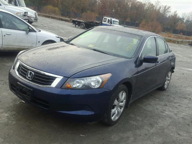 1HGCP26878A147151 - 2008 HONDA ACCORD EXL BLUE photo 2