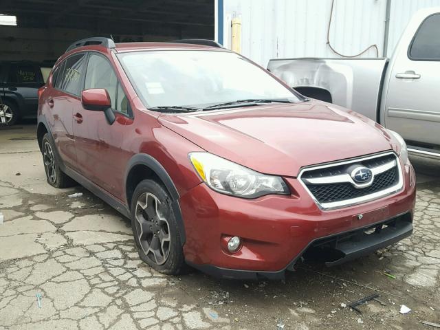 JF2GPACCXD2854138 - 2013 SUBARU XV CROSSTR MAROON photo 1