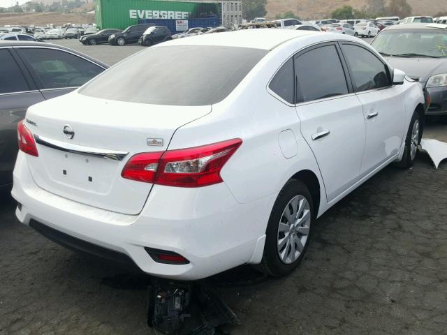 3N1AB7APXGY326295 - 2016 NISSAN SENTRA S WHITE photo 4