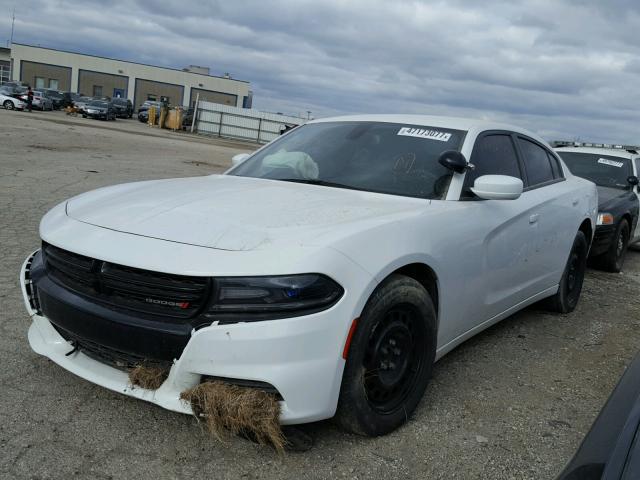 2C3CDXKT1GH206343 - 2016 DODGE CHARGER PO WHITE photo 2