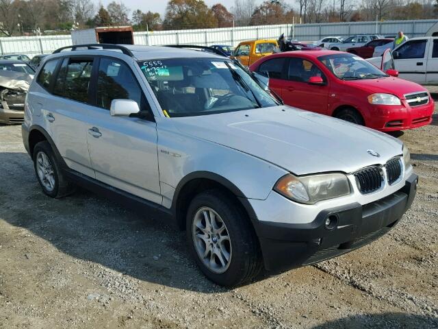 WBXPA73474WC35555 - 2004 BMW X3 2.5I SILVER photo 1