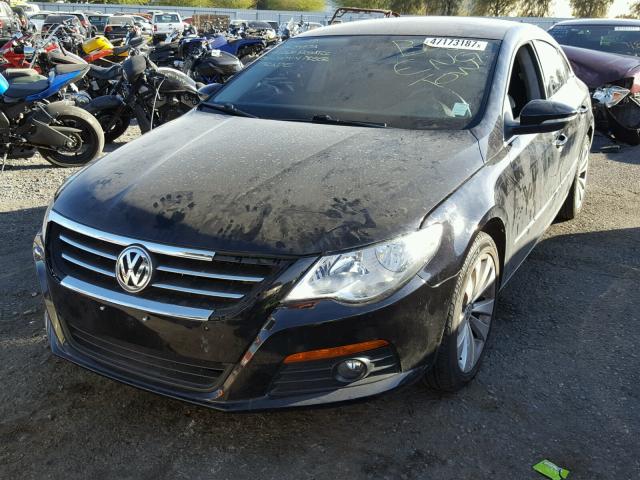 WVWML93C89E549657 - 2009 VOLKSWAGEN CC BLACK photo 2