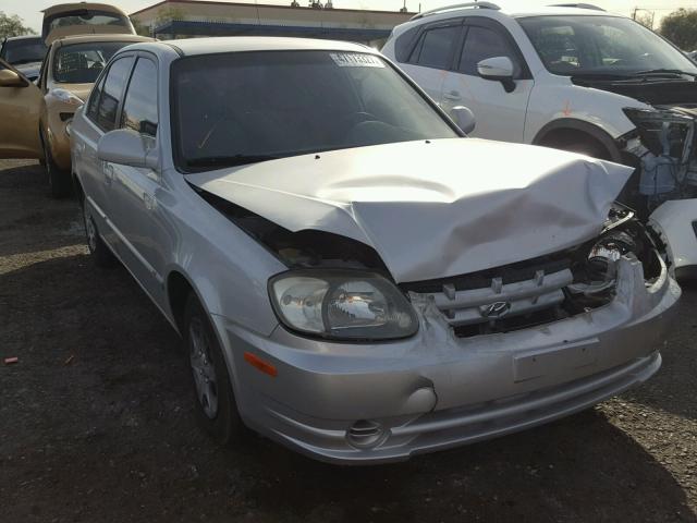 KMHCG45CX4U529761 - 2004 HYUNDAI ACCENT GL GRAY photo 1