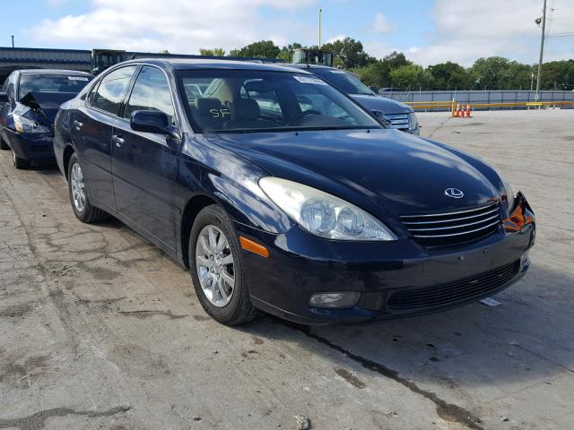 JTHBA30G345009917 - 2004 LEXUS ES 330 BLUE photo 1