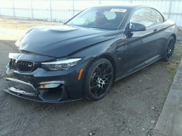 WBS4Z9C53JEA24487 - 2018 BMW M4 BLACK photo 2