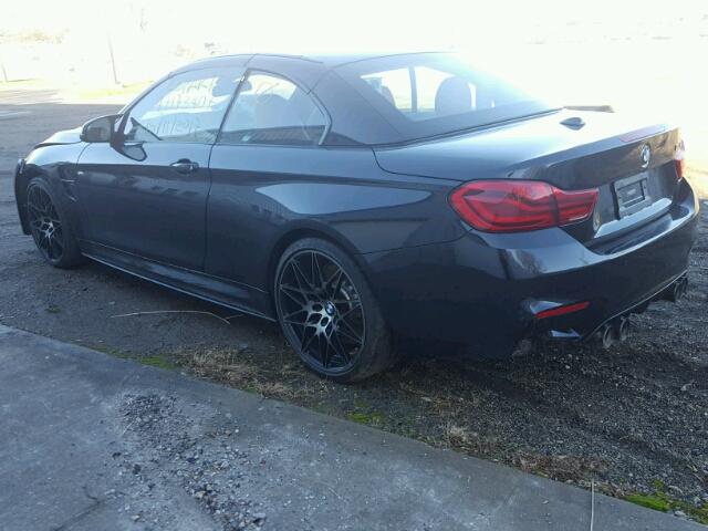 WBS4Z9C53JEA24487 - 2018 BMW M4 BLACK photo 3