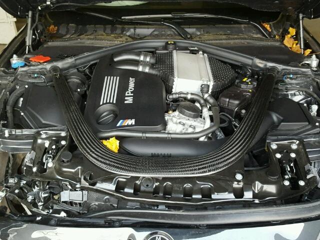 WBS4Z9C53JEA24487 - 2018 BMW M4 BLACK photo 7