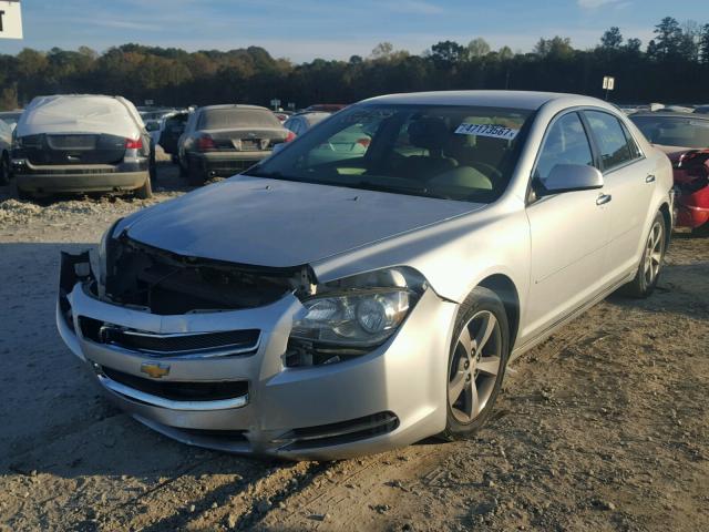 1G1ZC5EU6CF131791 - 2012 CHEVROLET MALIBU 1LT 银色 照片 2