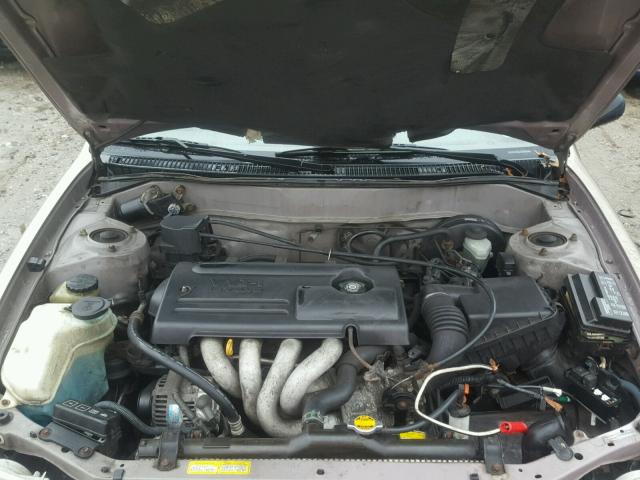 2T1BR12E91C383991 - 2001 TOYOTA COROLLA TAN photo 7