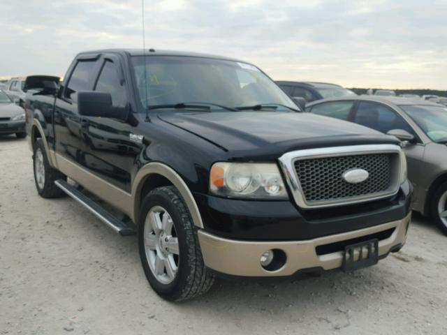 1FTPW12V97KB73560 - 2007 FORD F150 SUPER BLACK photo 1