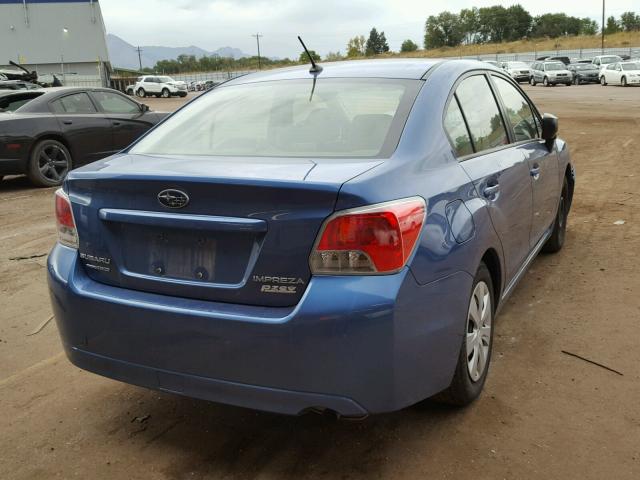 JF1GJAA64EG004576 - 2014 SUBARU IMPREZA BA BLUE photo 4