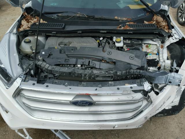 1FMCU0JD4HUD40626 - 2017 FORD ESCAPE TIT WHITE photo 7