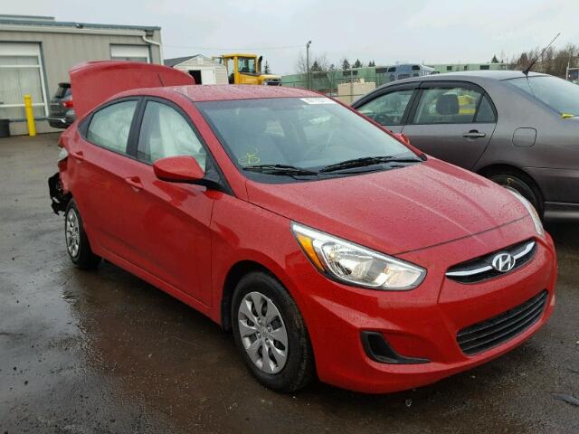 KMHCT4AE6HU322874 - 2017 HYUNDAI ACCENT SE RED photo 1