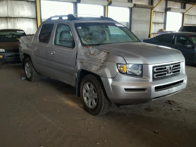 2HJYK16546H534950 - 2006 HONDA RIDGELINE SILVER photo 1