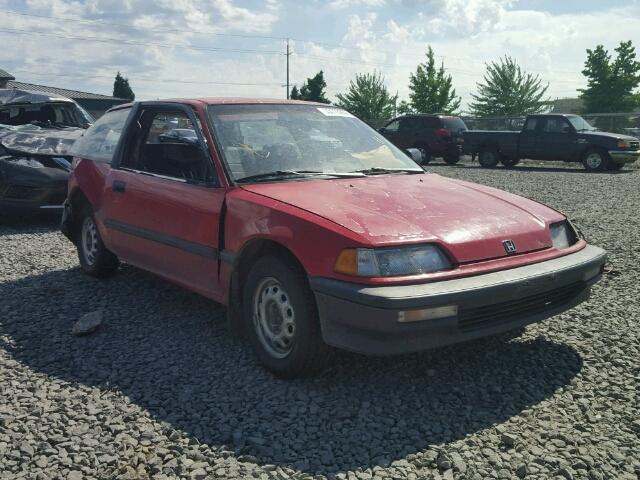 2HGED6340MH555139 - 1991 HONDA CIVIC RED photo 1