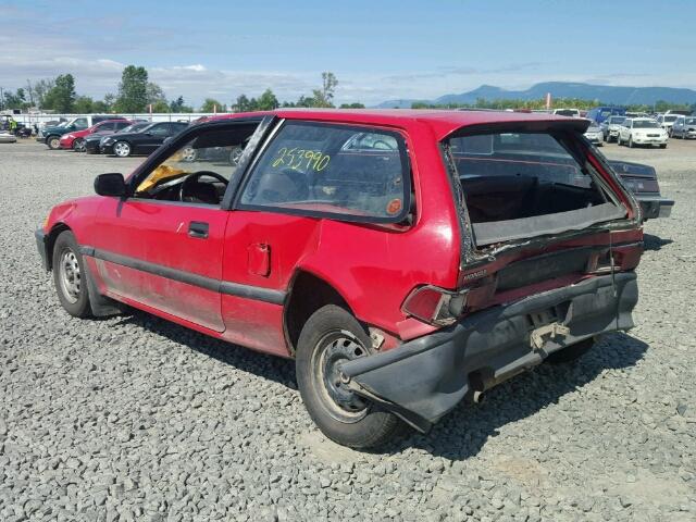 2HGED6340MH555139 - 1991 HONDA CIVIC RED photo 3