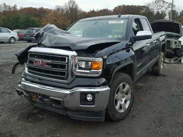 1GTV2VEC2EZ149786 - 2014 GMC SIERRA K15 BLACK photo 2