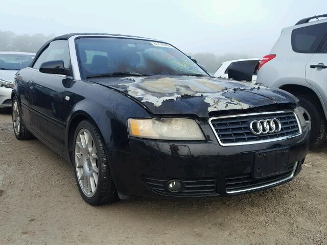 WAUBC48H05K018511 - 2005 AUDI A4 S-LINE BLACK photo 1