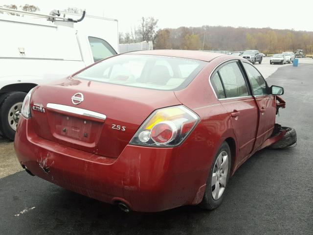 1N4AL21E38N426481 - 2008 NISSAN ALTIMA 2.5 MAROON photo 4