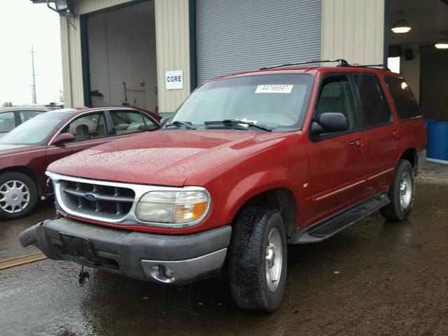 1FMZU35P0XZA04280 - 1999 FORD EXPLORER RED photo 2