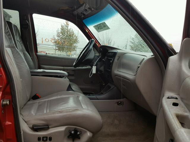 1FMZU35P0XZA04280 - 1999 FORD EXPLORER RED photo 5