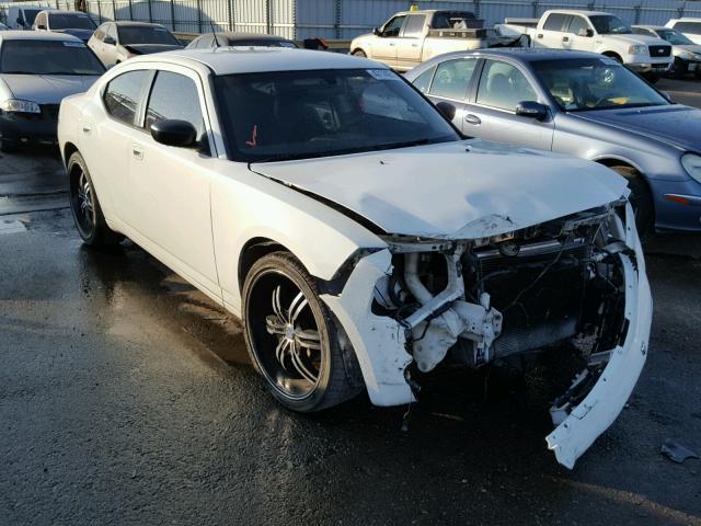 2B3KA43R88H245810 - 2008 DODGE CHARGER WHITE photo 1