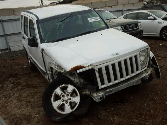 1J4PN2GK1BW593266 - 2011 JEEP LIBERTY SP WHITE photo 1