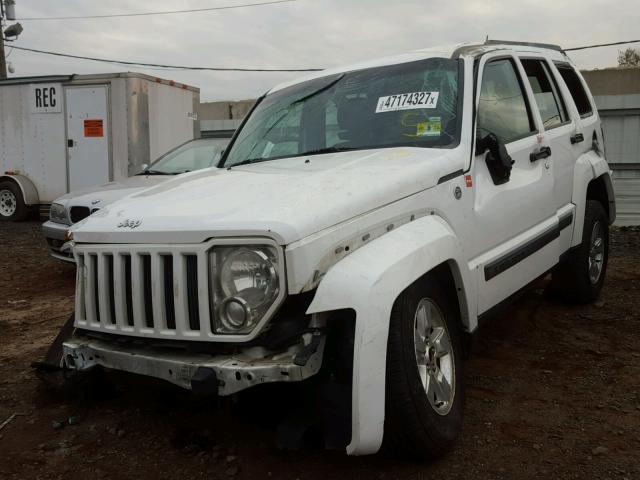 1J4PN2GK1BW593266 - 2011 JEEP LIBERTY SP WHITE photo 2