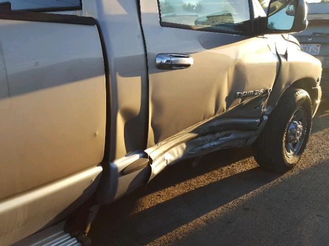 3D7KA26C54G220678 - 2004 DODGE RAM 2500 S GOLD photo 10