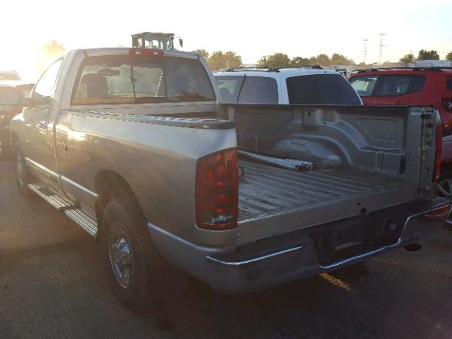 3D7KA26C54G220678 - 2004 DODGE RAM 2500 S GOLD photo 3
